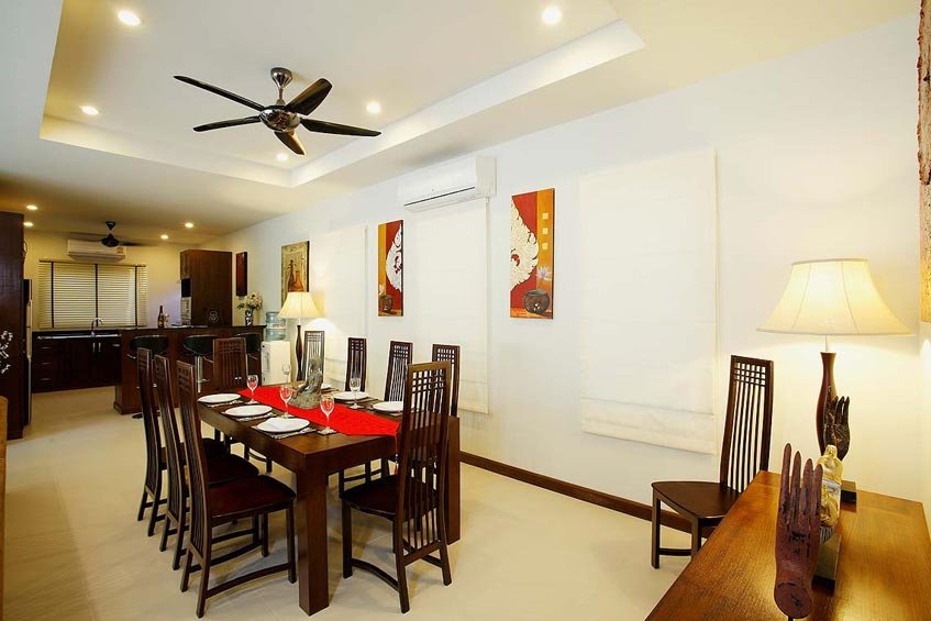 topaz villa nai harn phuket holiday rental dining room kitchen